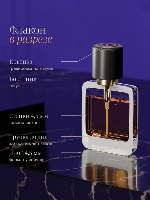 Слайд 3: флакон в разрезе